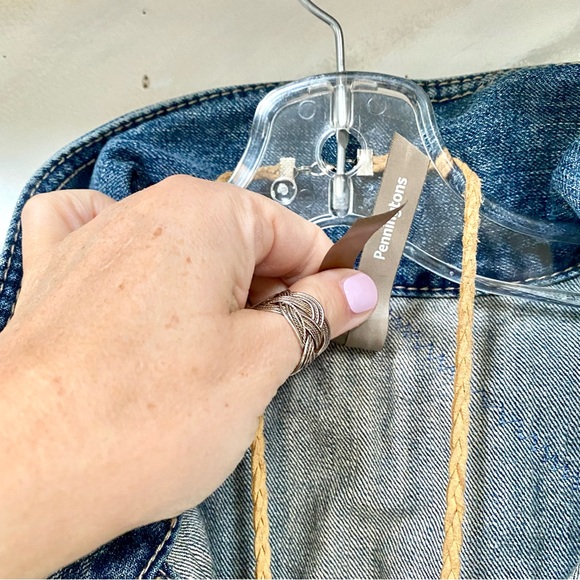 Patchwork TREE 🌳 of life upcycled quilted detailing prairie southwestern vibe - Picture 4 of 12